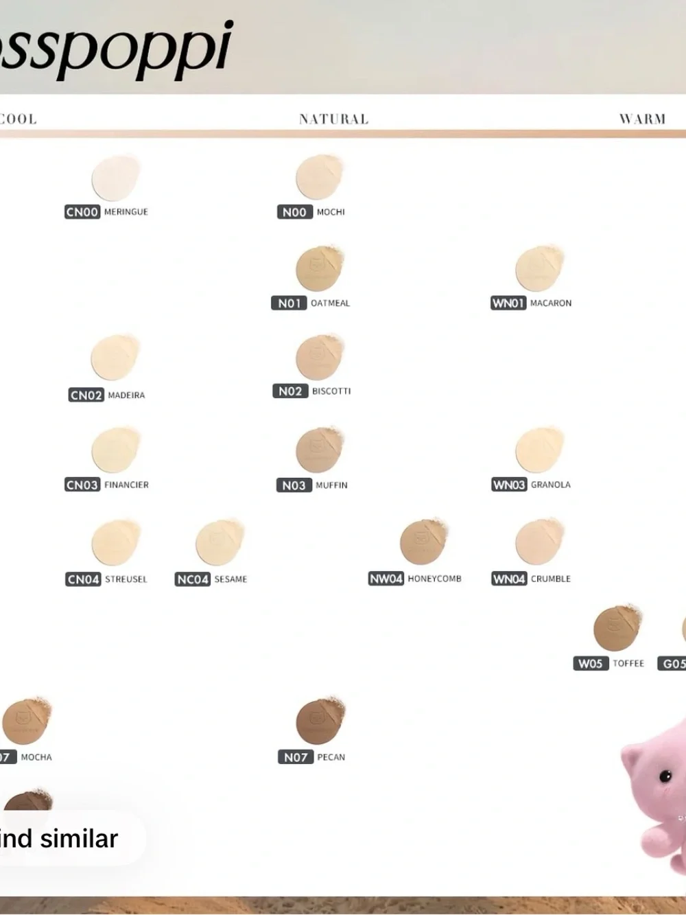 Glosspoppi pore blurring perfect cover blurring foundation (as seen on socials)